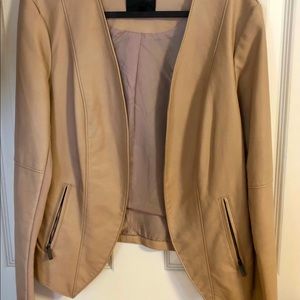 Faux leather jacket